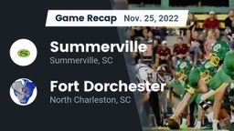 Recap: Summerville  vs. Fort Dorchester  2022