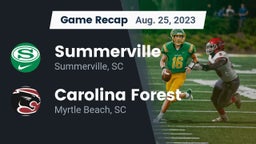 Recap: Summerville  vs. Carolina Forest  2023