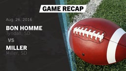 Recap: Bon Homme  vs. Miller  2016