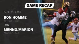 Recap: Bon Homme  vs. Menno/Marion  2016