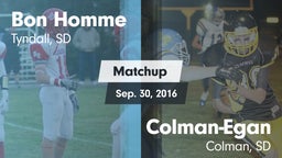 Matchup: Bon Homme vs. Colman-Egan  2016