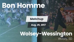 Matchup: Bon Homme vs. Wolsey-Wessington  2017