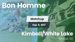 Matchup: Bon Homme vs. Kimball/White Lake  2017