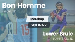 Matchup: Bon Homme vs. Lower Brule  2017
