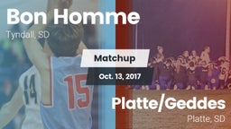 Matchup: Bon Homme vs. Platte/Geddes  2017