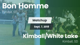 Matchup: Bon Homme vs. Kimball/White Lake  2018
