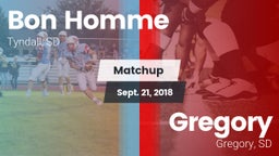 Matchup: Bon Homme vs. Gregory  2018