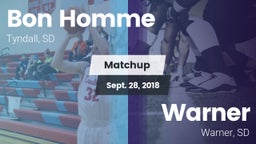 Matchup: Bon Homme vs. Warner  2018