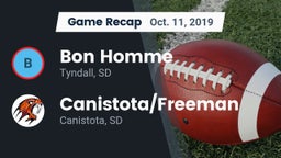 Recap: Bon Homme  vs. Canistota/Freeman  2019