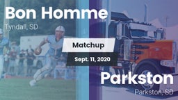 Matchup: Bon Homme vs. Parkston  2020