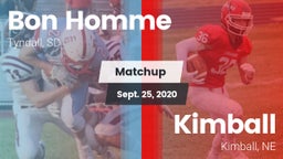 Matchup: Bon Homme vs. Kimball  2020