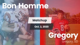 Matchup: Bon Homme vs. Gregory  2020