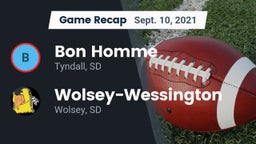 Recap: Bon Homme  vs. Wolsey-Wessington  2021