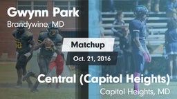 Matchup: Gwynn Park vs. Central (Capitol Heights)  2015