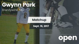 Matchup: Gwynn Park vs. open 2017