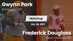 Matchup: Gwynn Park vs. Frederick Douglass  2017