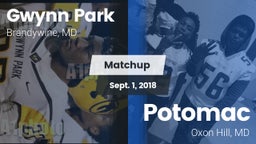 Matchup: Gwynn Park vs. Potomac  2018