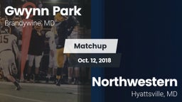 Matchup: Gwynn Park vs. Northwestern  2018