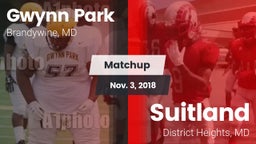 Matchup: Gwynn Park vs. Suitland  2018