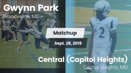 Matchup: Gwynn Park vs. Central (Capitol Heights)  2019