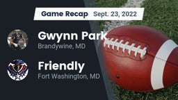 Recap: Gwynn Park  vs. Friendly 2022