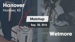 Matchup: Hanover  vs. Wetmore 2016