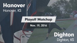 Matchup: Hanover  vs. Dighton  2016