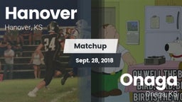 Matchup: Hanover  vs. Onaga  2018