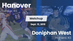 Matchup: Hanover  vs. Doniphan West  2019