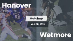 Matchup: Hanover  vs. Wetmore 2019