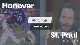 Matchup: Hanover  vs. St. Paul  2019