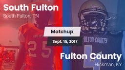 Matchup: South Fulton vs. Fulton County  2017