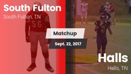 Matchup: South Fulton vs. Halls  2017