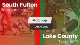 Matchup: South Fulton vs. Lake County  2017