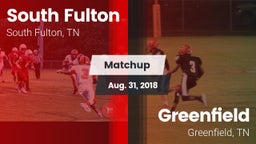 Matchup: South Fulton vs. Greenfield  2018