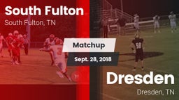 Matchup: South Fulton vs. Dresden  2018
