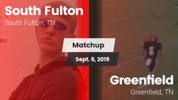 Matchup: South Fulton vs. Greenfield  2019