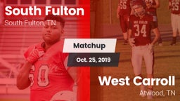 Matchup: South Fulton vs. West Carroll  2019