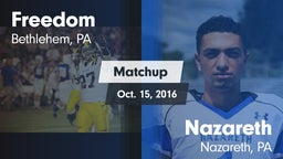 Matchup: Freedom vs. Nazareth  2016