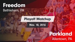 Matchup: Freedom vs. Parkland  2016