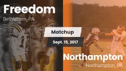 Matchup: Freedom vs. Northampton  2017