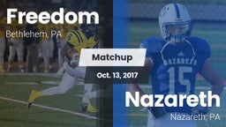 Matchup: Freedom vs. Nazareth  2017