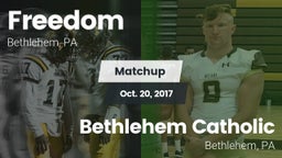 Matchup: Freedom vs. Bethlehem Catholic  2017