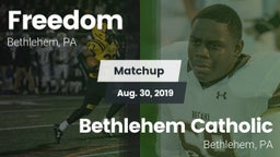 Matchup: Freedom vs. Bethlehem Catholic  2019