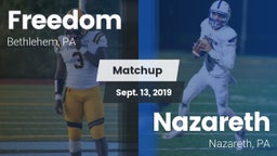 Matchup: Freedom vs. Nazareth  2019