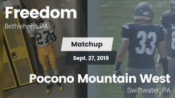 Matchup: Freedom vs. Pocono Mountain West  2019