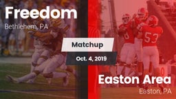 Matchup: Freedom vs. Easton Area  2019