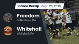 Recap: Freedom  vs. Whitehall  2019