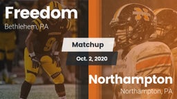 Matchup: Freedom vs. Northampton  2020