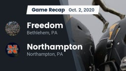Recap: Freedom  vs. Northampton  2020